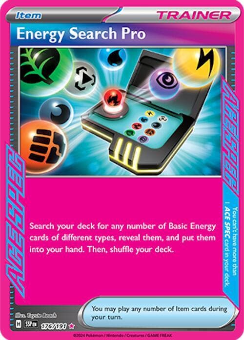 Energy Search Pro Item · ACE SPEC