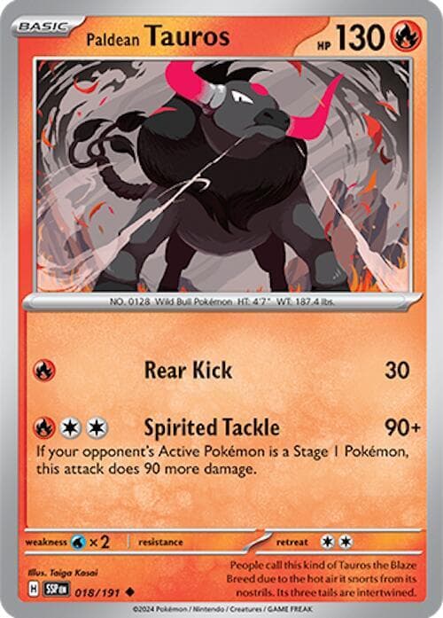 Paldean Tauros Basic