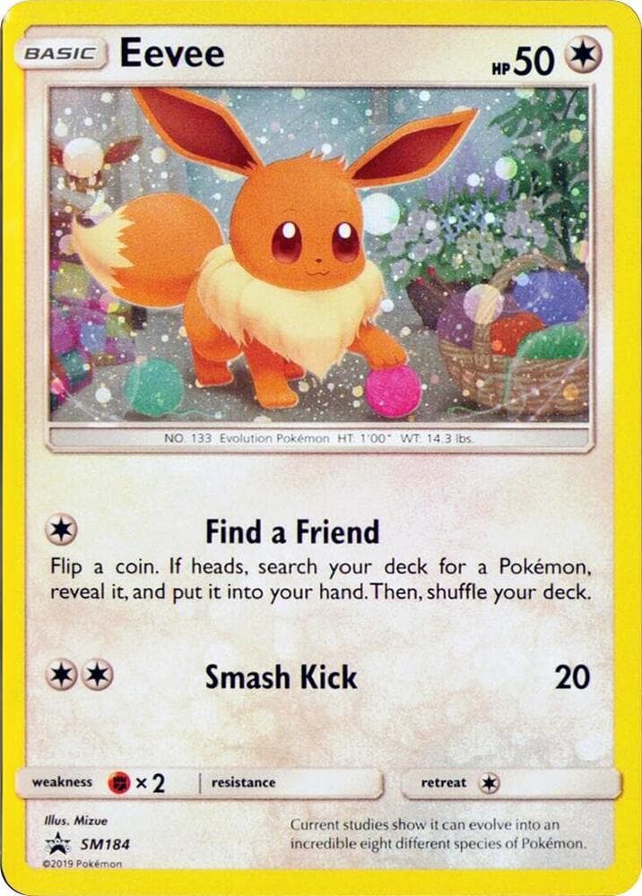 Eevee SM184 Cosmos Holo Basic