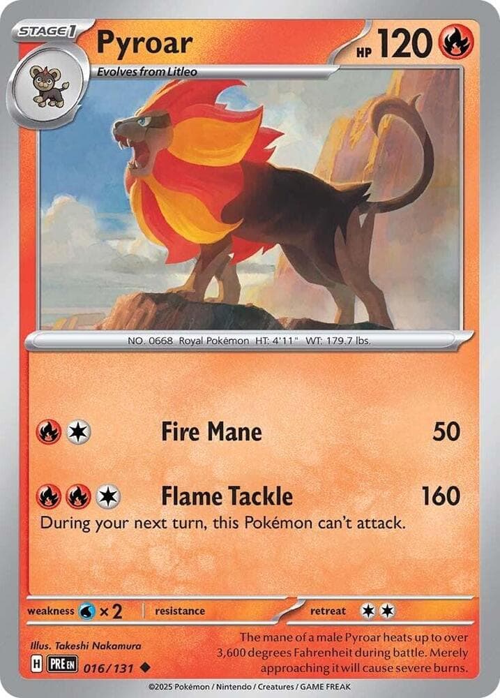 Pyroar Stage 1