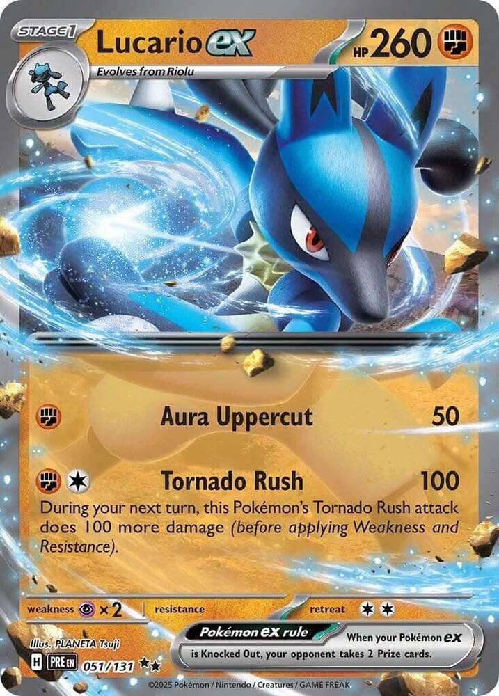 Lucario ex Stage 1 · ex