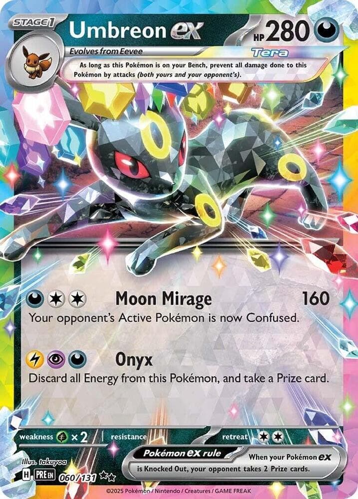 Umbreon ex Stage 1 · Tera · ex