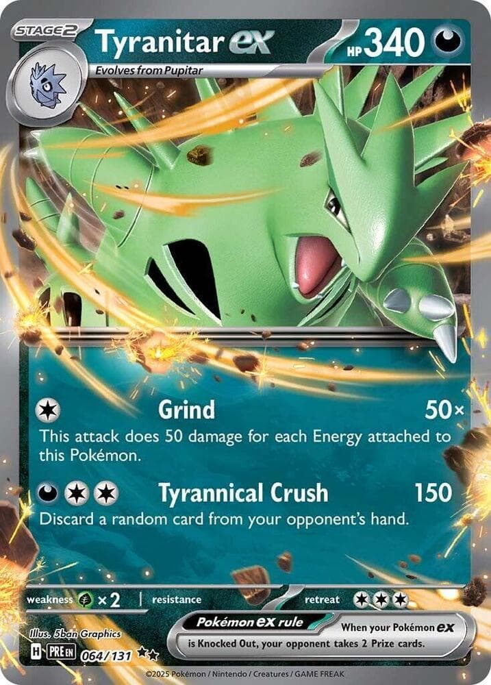 Tyranitar ex Stage 2 · ex