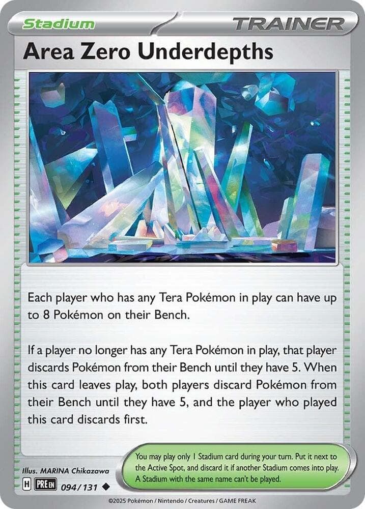 Area Zero Underdepths Stadium