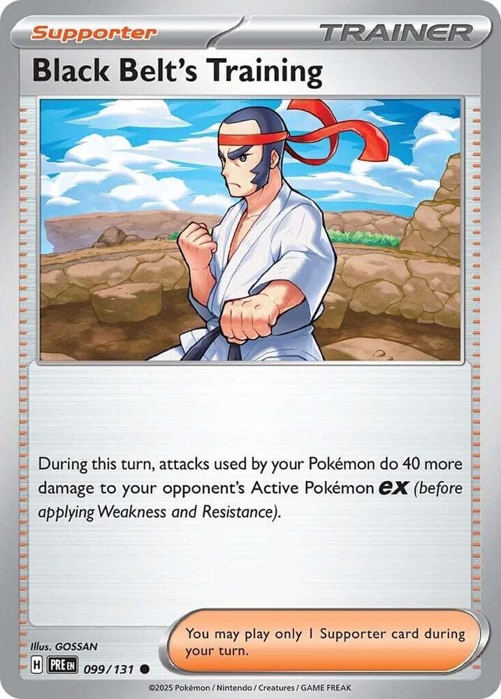 Black Belt's Training Supporter