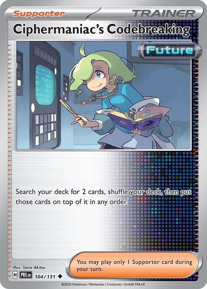 Ciphermaniacs Codebreaking Supporter · Future