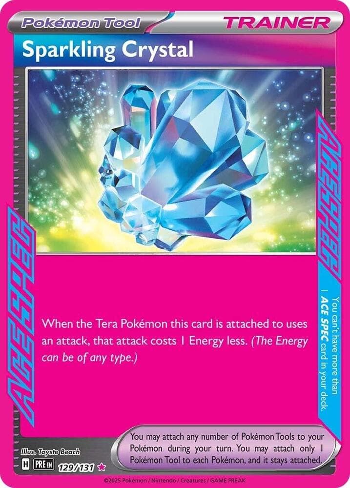 Sparkling Crystal Pokémon Tool · ACE SPEC