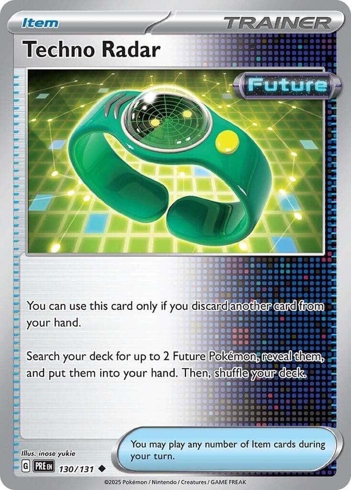 Techno Radar Item · Future