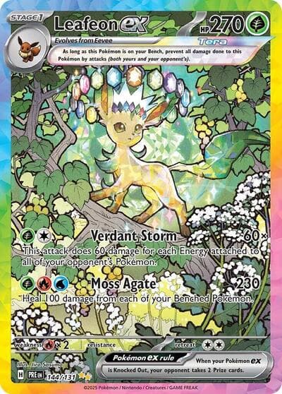 Leafeon ex card, Prismatic Evolutions