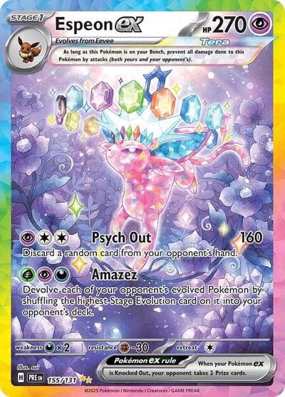 Espeon ex card, Prismatic Evolutions