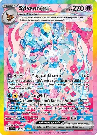 Sylveon ex card, Prismatic Evolutions