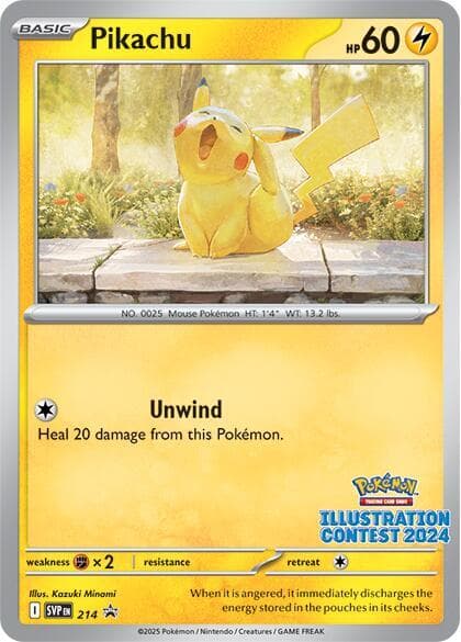 Pikachu 214 Illustration Contest 2024 Basic