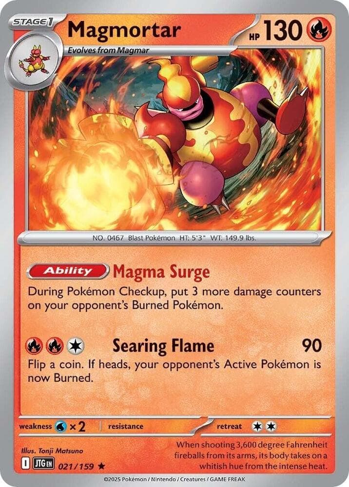 Magmortar Stage 1