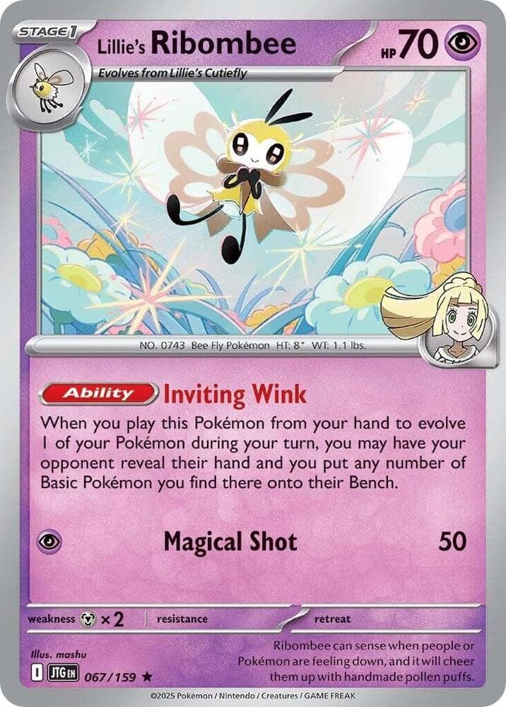 Lillie's Ribombee Stage 1
