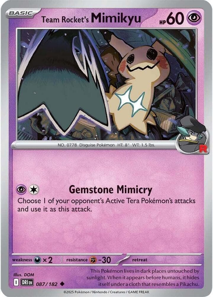 Team Rocket's Mimikyu Basic