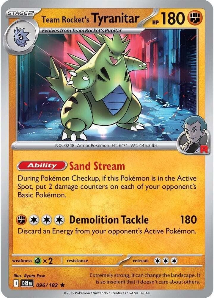 Team Rocket's Tyranitar Stage 2