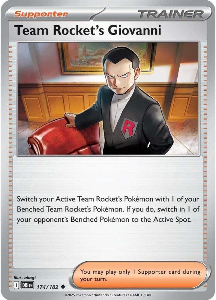 Team Rockets Giovanni Supporter