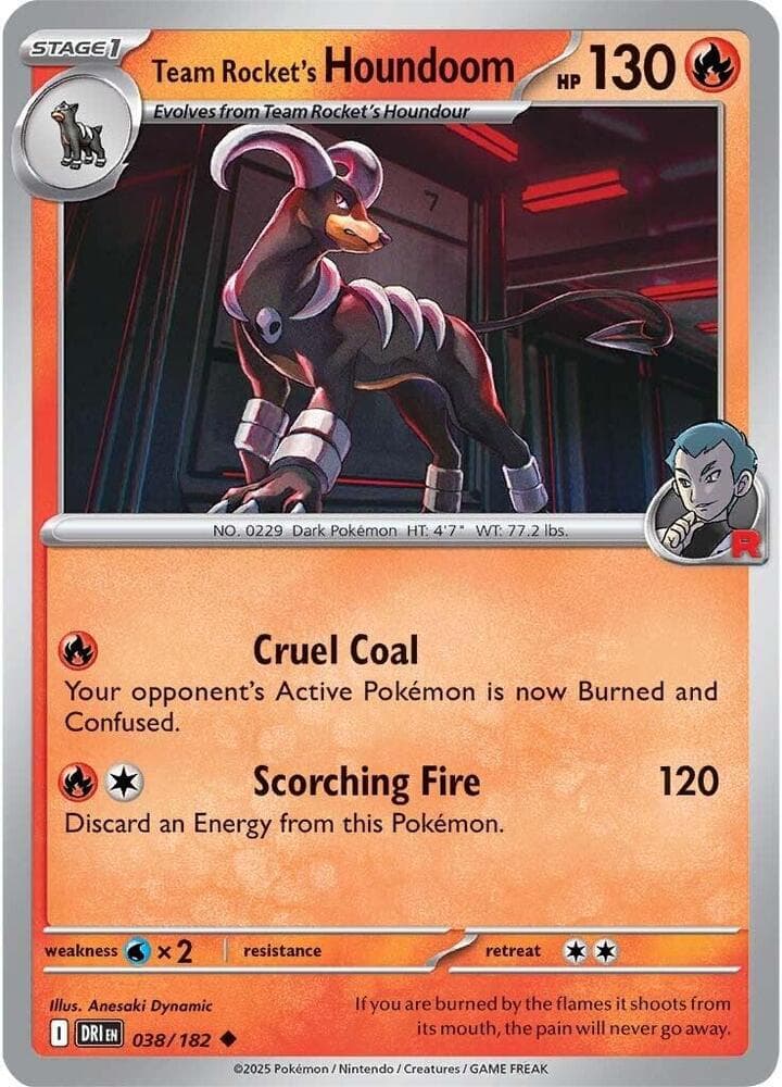 Team Rocket's Houndoom Stage 1