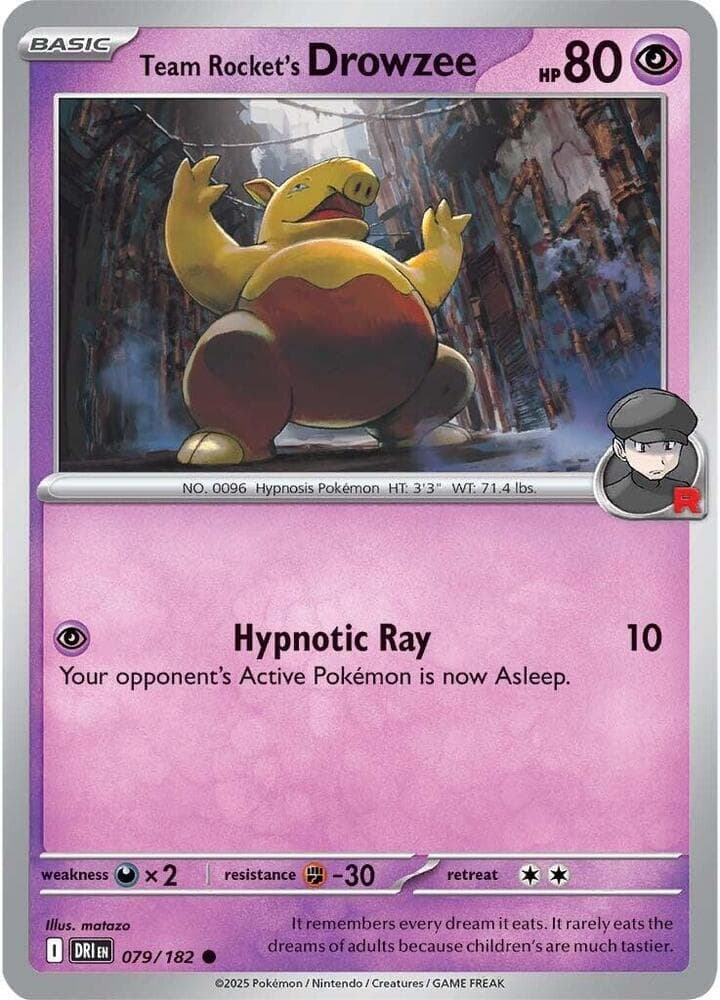 Team Rocket's Drowzee Basic