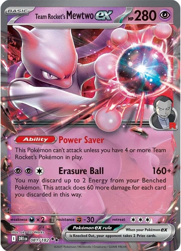 Team Rocket's Mewtwo ex Basic · ex