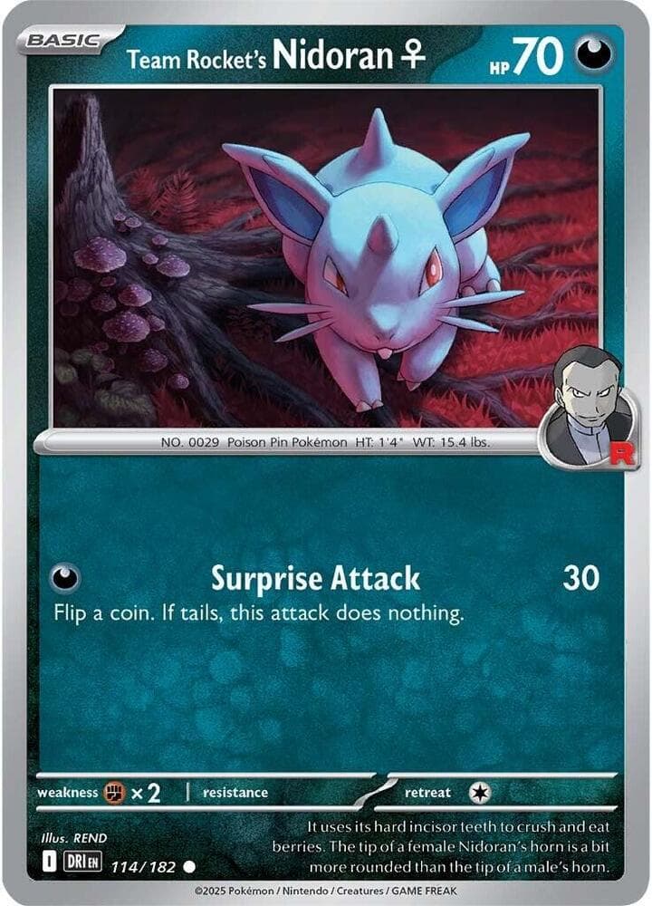 Team Rockets Nidoran F Basic