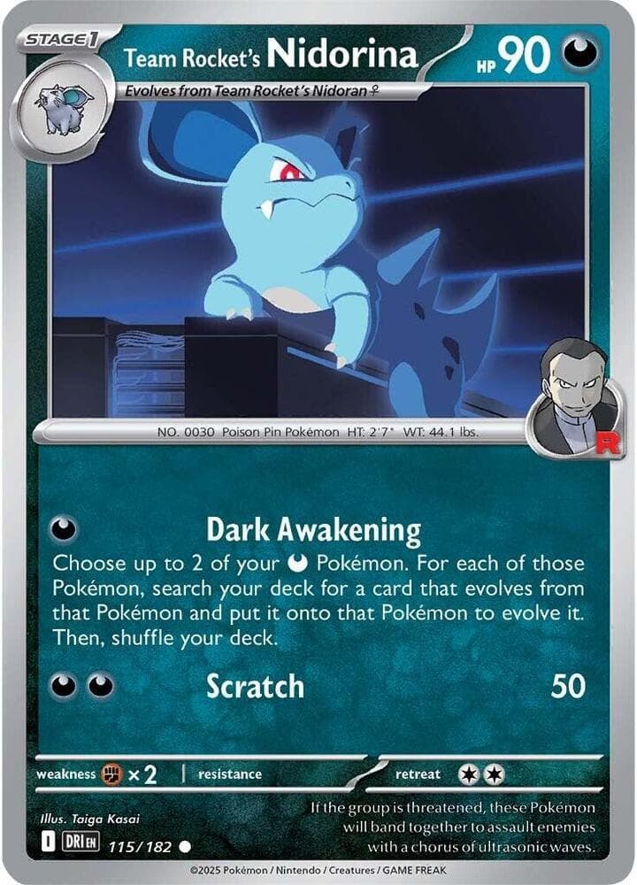 Team Rockets Nidorina Stage 1