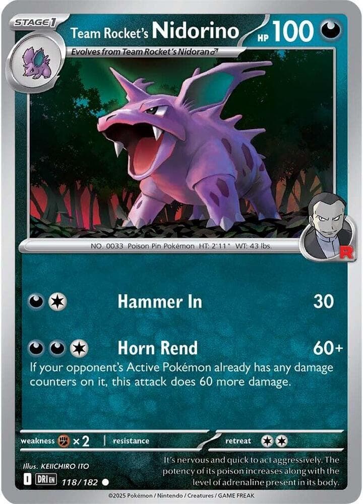 Team Rockets Nidorino Stage 1