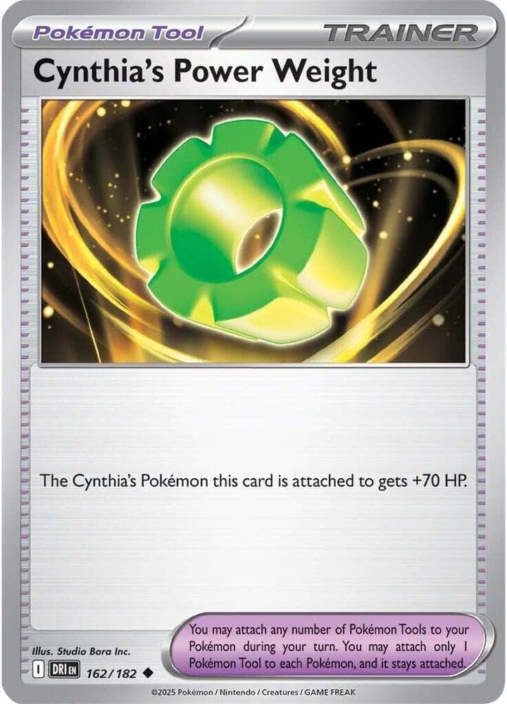 Cynthias Power Weight Pokémon Tool