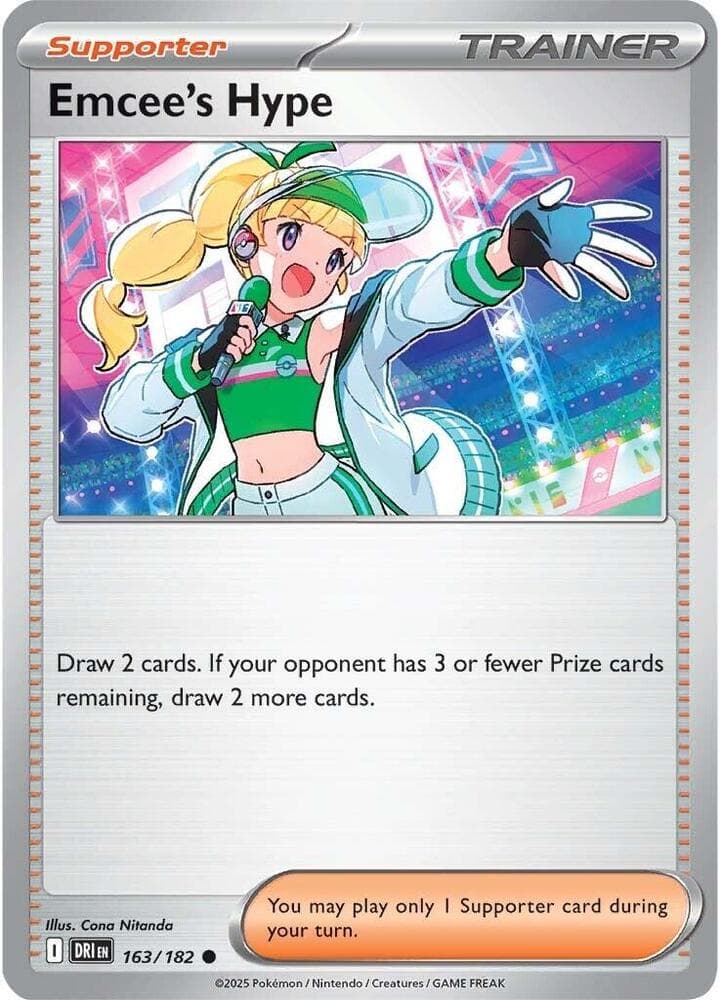 Emcees Hype Supporter