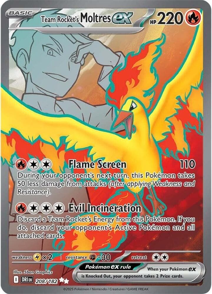 Team Rockets Moltres ex Basic