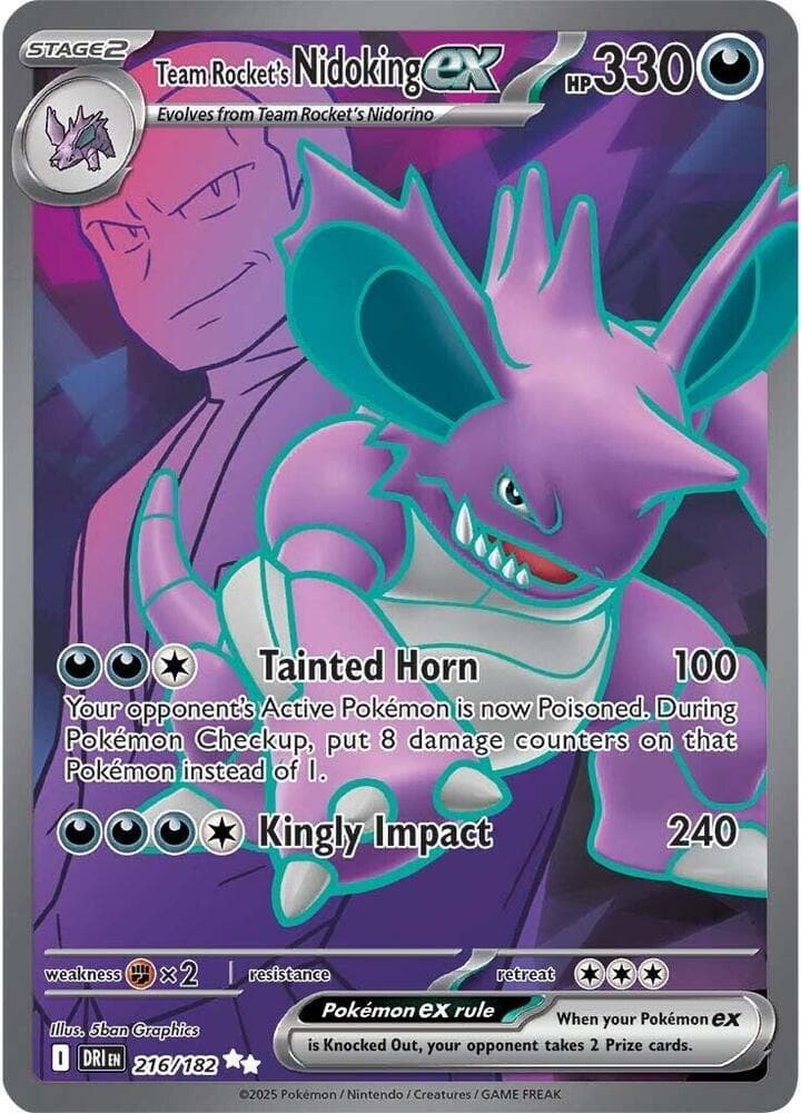 Team Rockets Nidoking ex Stage 2