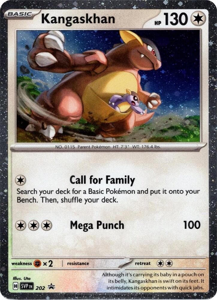 Kangaskhan 202 Cosmos Holo Basic