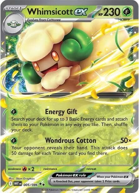 Whimsicott ex Stage 1 · ex
