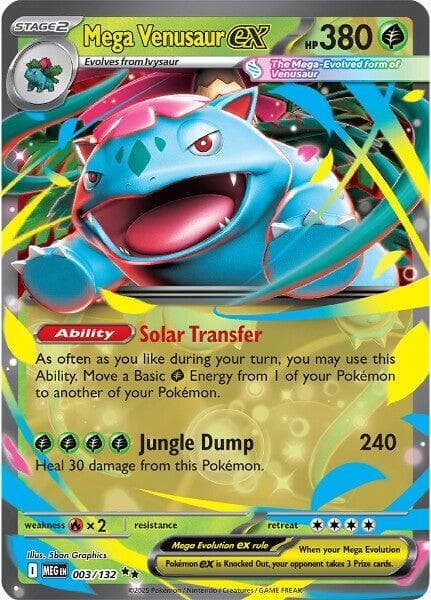 Mega Venusaur ex Stage 2 · MEGA · ex