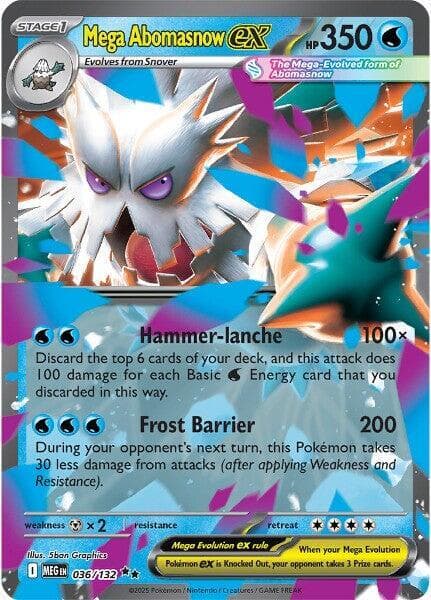 Mega Abomasnow ex Stage 1 · MEGA · ex