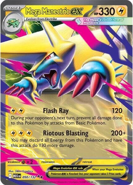 Mega Manectric ex Stage 1 · MEGA · ex