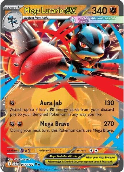 Mega Lucario ex Stage 1 · MEGA · ex