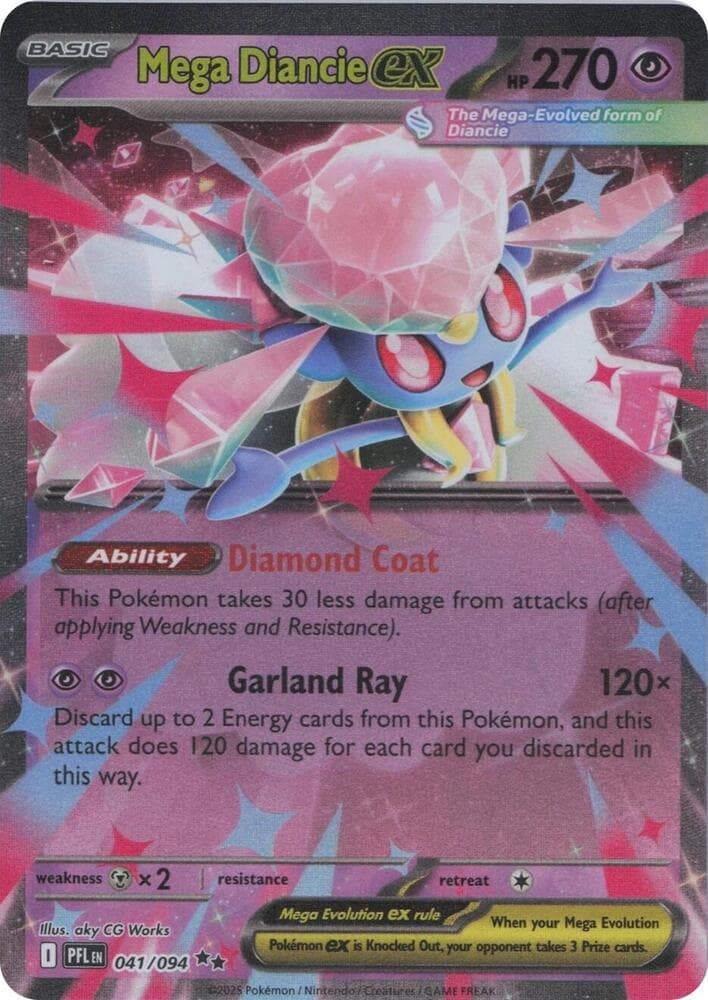Mega Diancie ex Basic · MEGA · ex