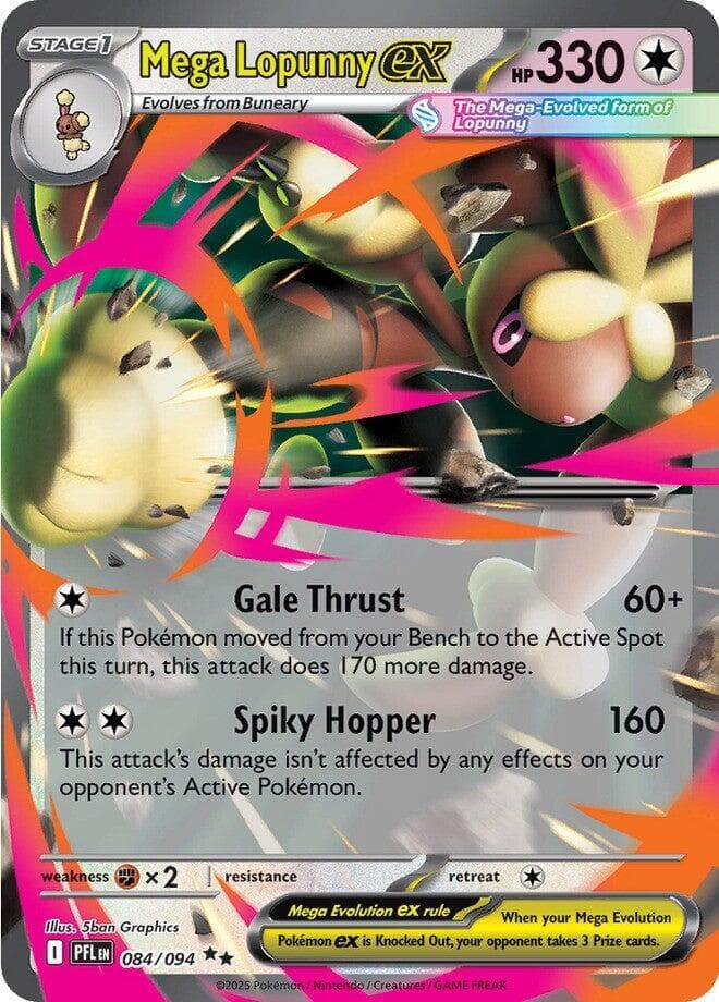 Mega Lopunny ex Stage 1 · MEGA · ex