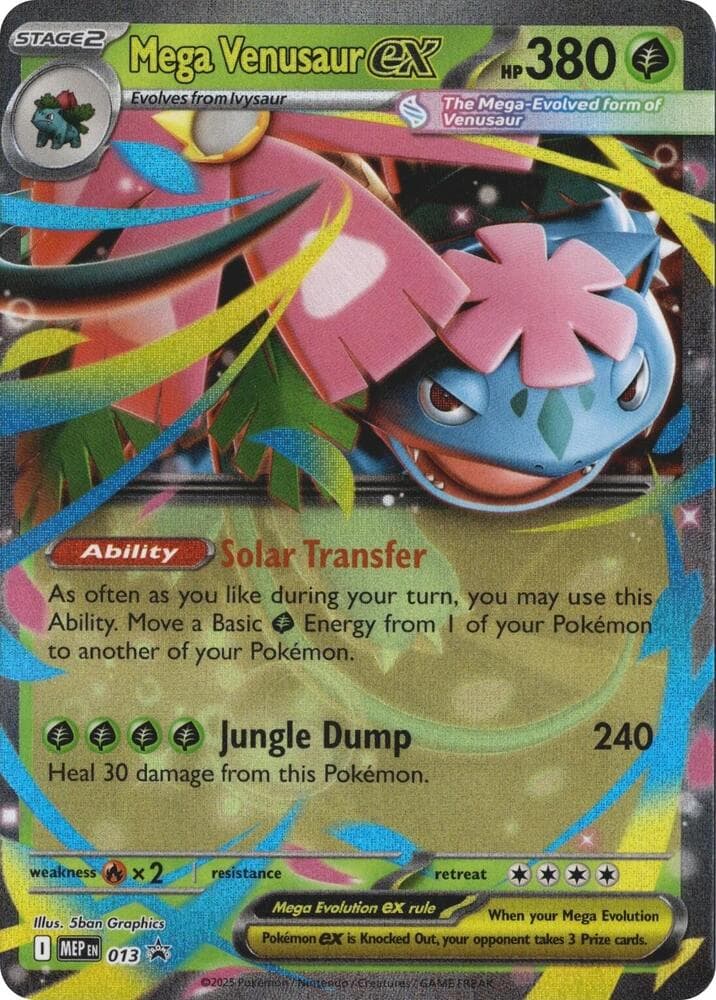 Mega Venusaur ex 013 Stage 2