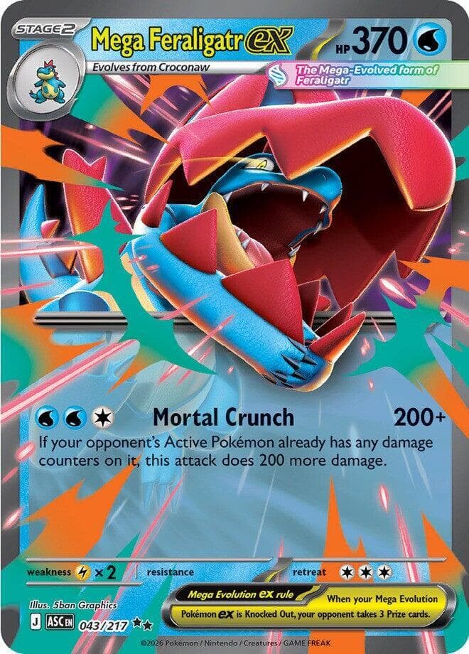 Mega Feraligatr ex Stage 2