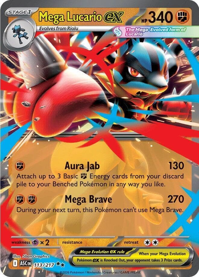 Mega Lucario ex Stage 1