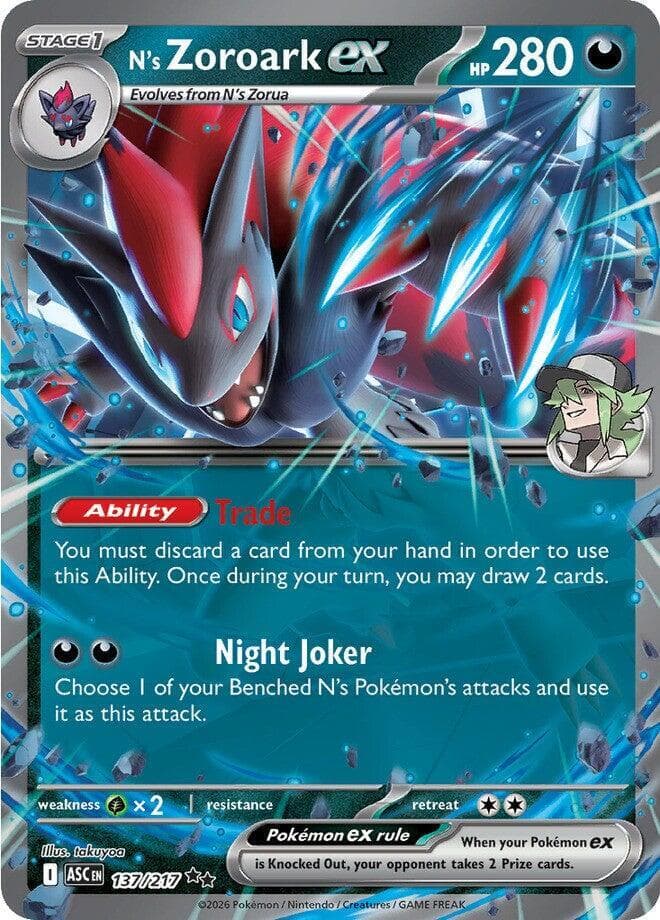 Ns Zoroark ex Stage 1