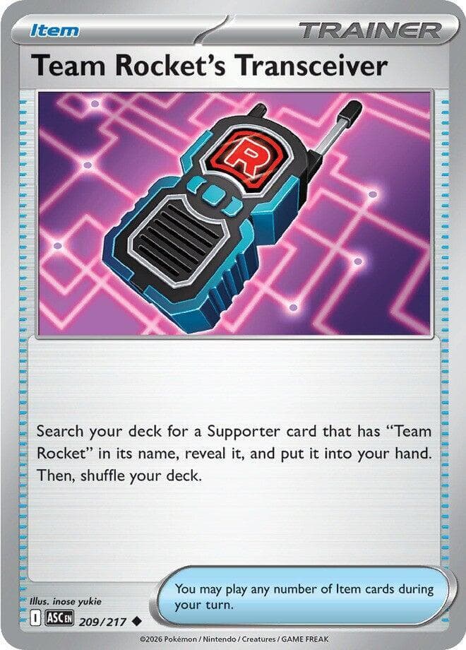 Team Rockets Transceiver Item
