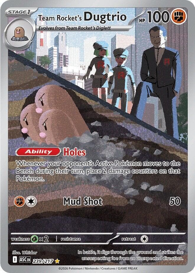Team Rockets Dugtrio Stage 1