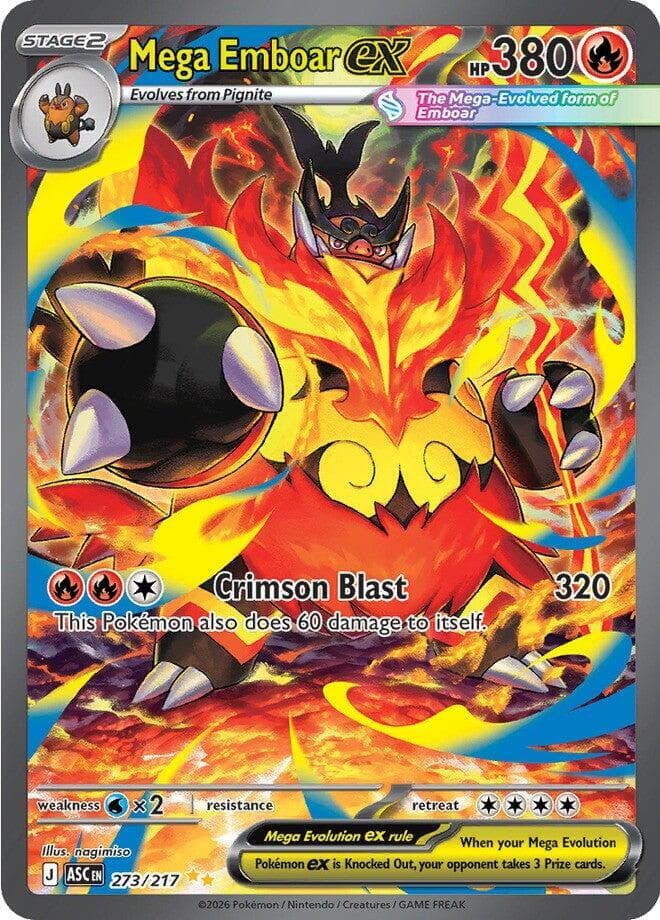 Mega Emboar ex Stage 2