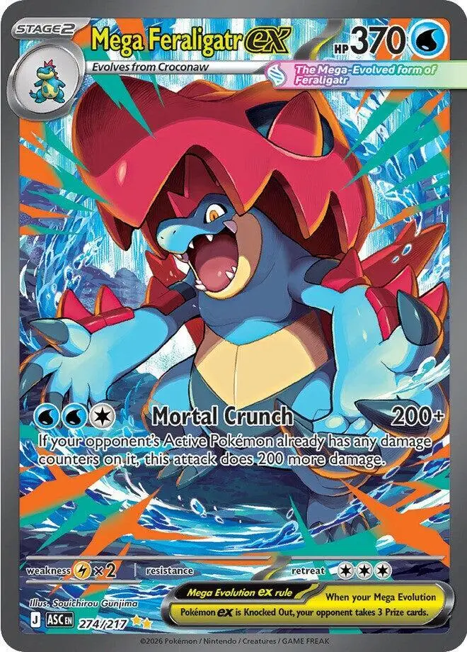 Mega Feraligatr ex Stage 2