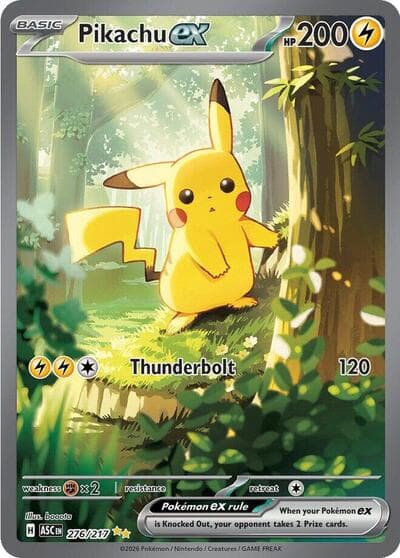 Pikachu ex card, Ascended Heroes (2026)