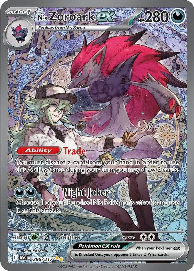 Ns Zoroark ex Stage 1