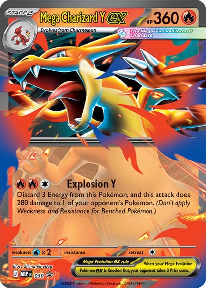 Mega Charizard Y ex 030 Stage 2